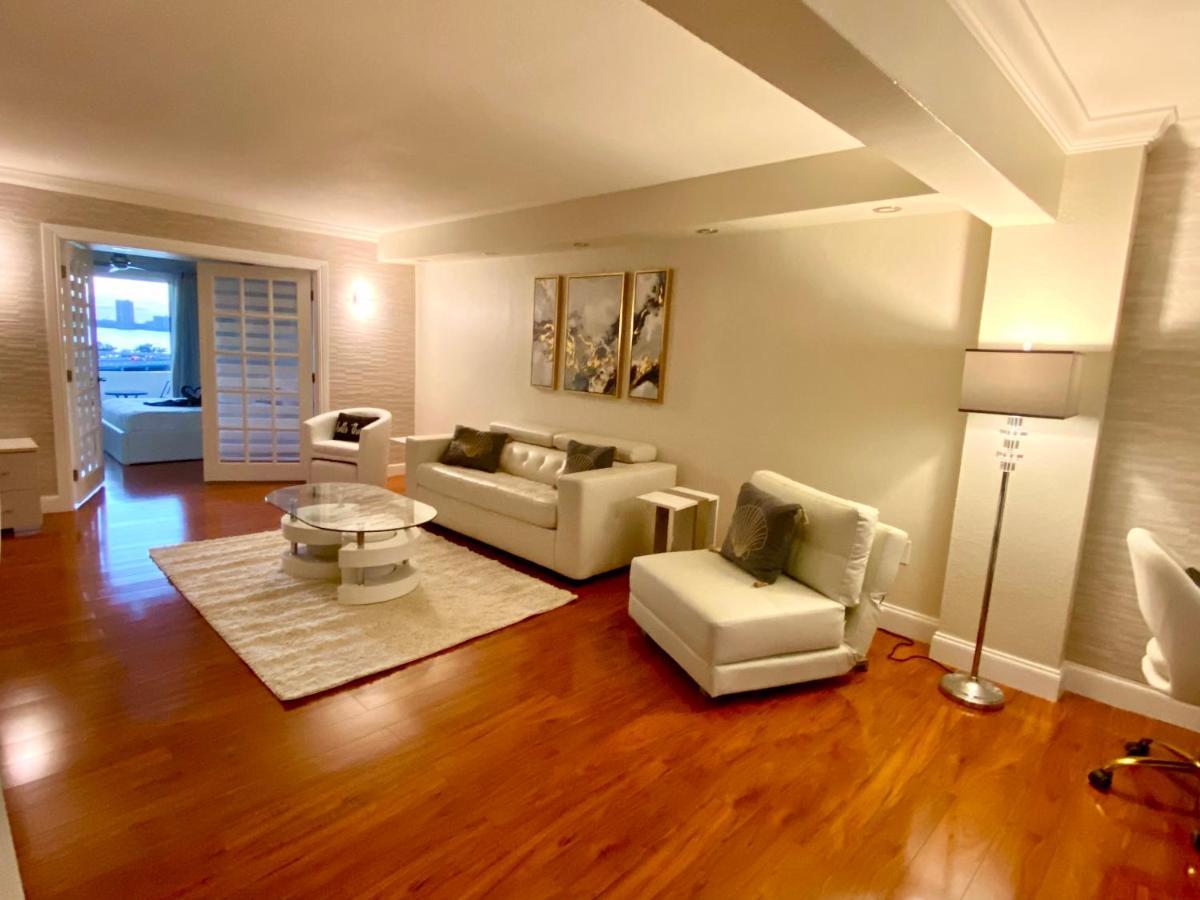 Deluxe Waterfront One Bedroom Apartment With Miami Skyline View, Free Parking 5 Mins Drive To Miami Beach Ngoại thất bức ảnh