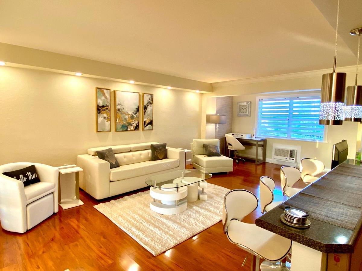 Deluxe Waterfront One Bedroom Apartment With Miami Skyline View, Free Parking 5 Mins Drive To Miami Beach Ngoại thất bức ảnh