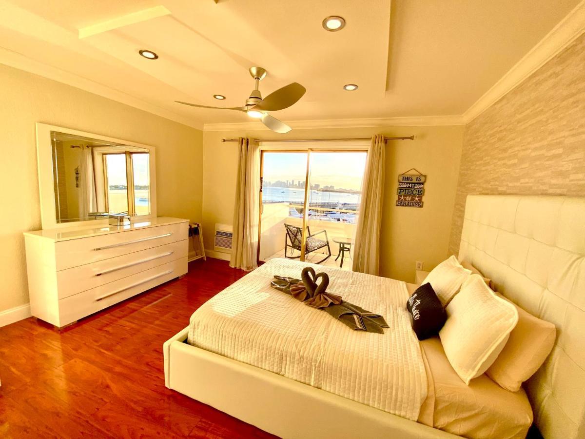 Deluxe Waterfront One Bedroom Apartment With Miami Skyline View, Free Parking 5 Mins Drive To Miami Beach Ngoại thất bức ảnh